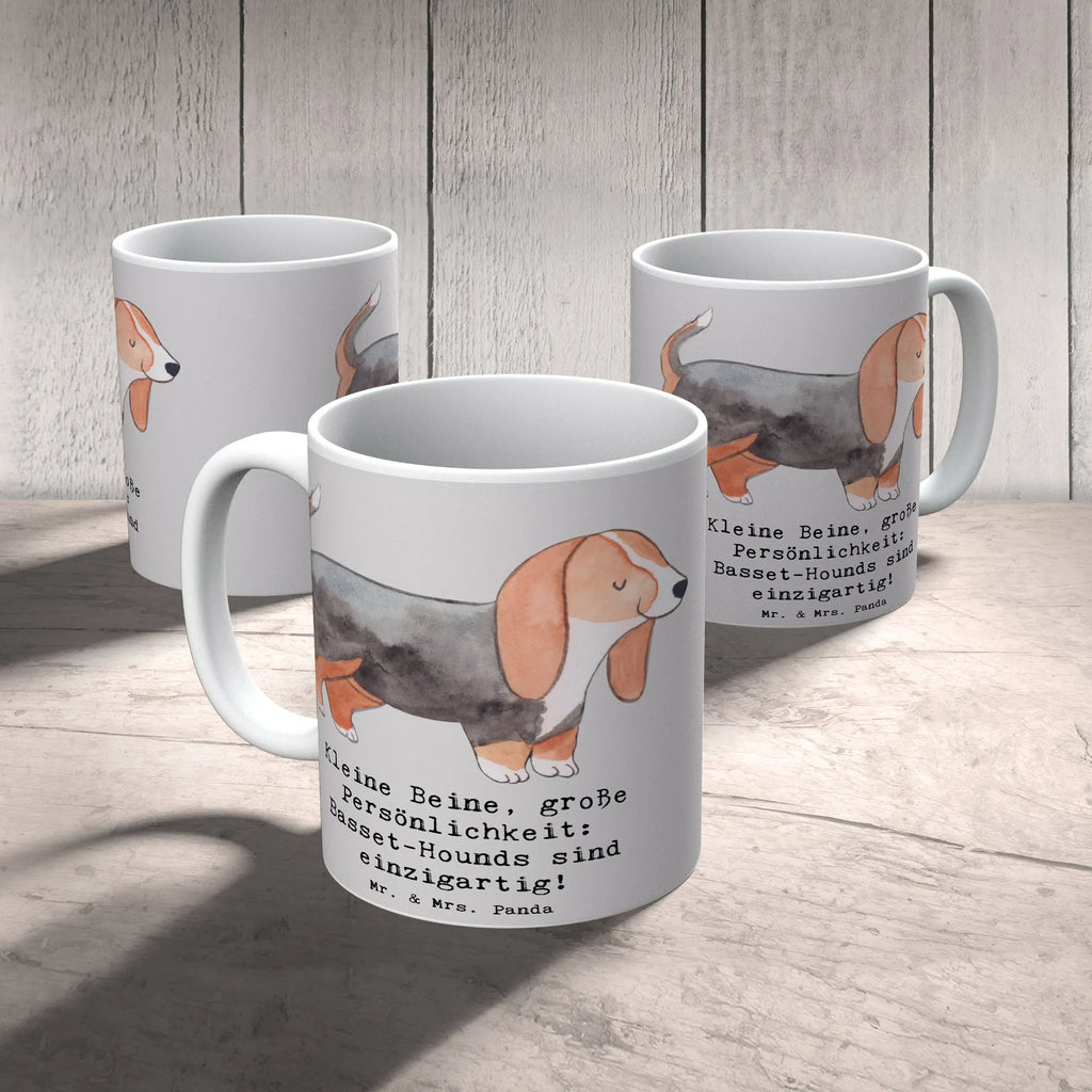 Mug Kleine Beine, große Persönlichkeit: Basset-Hounds sind einzigartig! Bürotasse, Geschenktasse, Tasse mit Motiven, Teetasse, Tasse, Tasse mit Zitaten, Keramiktasse, Porzellantasse, Kaffeetasse, Hund, Hunderasse, Rassehund, Hundebesitzer, Geschenk, Tierfreund, Schenken, Welpe