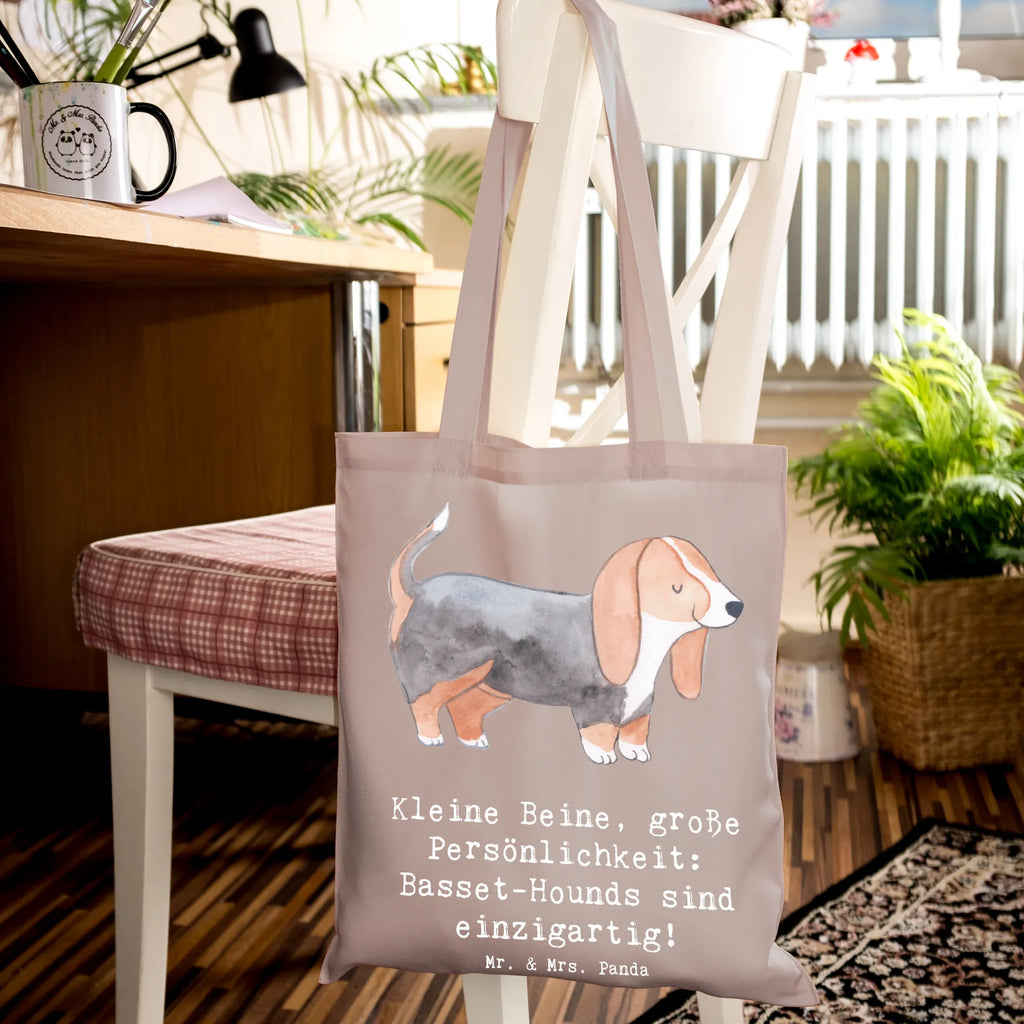 Tragetasche Basset Hound Persönlichkeit Strandtasche, Einkaufstüte, Tasche, Laptoptasche, Umhängetasche, Schultertasche, Jutetasche, Stoffbeutel, Beutel, Tragetasche, Beuteltasche, Jutebeutel, Shopper, Stofftasche, Badetasche, Einkaufstasche, Hund, Hunderasse, Rassehund, Hundebesitzer, Geschenk, Tierfreund, Schenken, Welpe