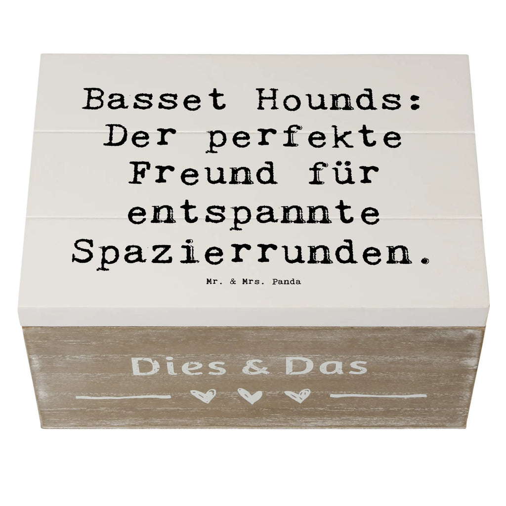 Wooden chest Saying Basset Hounds: Der perfekte Freund für entspannte Spazierrunden. XXL, Schatulle, Truhe, Erinnerungskiste, Dekokiste, Geschenkdose, Aufbewahrungsbox, Schatzkiste, Holzkiste, Geschenkbox, Erinnerungsbox, Kiste, Hund, Hunderasse, Rassehund, Hundebesitzer, Geschenk, Tierfreund, Schenken, Welpe
