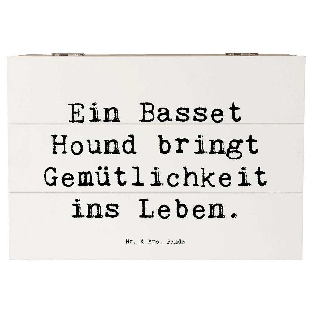 Holzkiste Spruch Basset Hound Gemütlichkeit Geschenkdose, Kiste, Holzkiste, Dekokiste, Geschenkbox, Schatulle, XXL, Erinnerungsbox, Schatzkiste, Truhe, Aufbewahrungsbox, Erinnerungskiste, Hund, Hunderasse, Rassehund, Hundebesitzer, Geschenk, Tierfreund, Schenken, Welpe