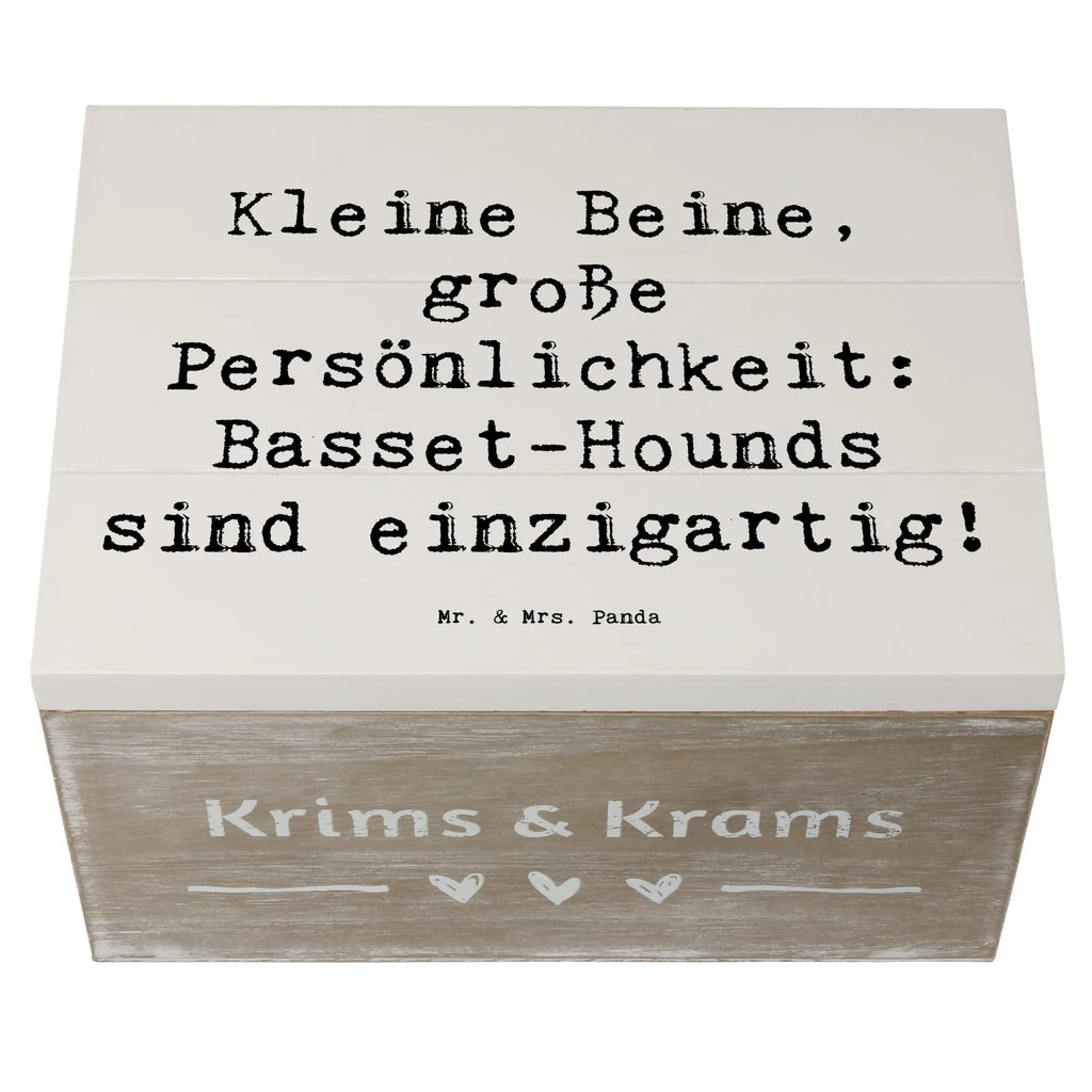 Holzkiste Spruch Basset Hound Persönlichkeit Erinnerungskiste, Erinnerungsbox, Geschenkbox, Truhe, XXL, Aufbewahrungsbox, Dekokiste, Schatzkiste, Schatulle, Holzkiste, Geschenkdose, Kiste, Hund, Hunderasse, Rassehund, Hundebesitzer, Geschenk, Tierfreund, Schenken, Welpe