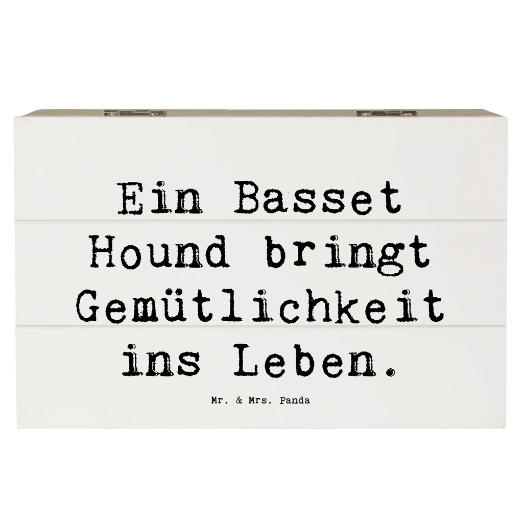 Holzkiste Spruch Basset Hound Gemütlichkeit Geschenkdose, Kiste, Holzkiste, Dekokiste, Geschenkbox, Schatulle, XXL, Erinnerungsbox, Schatzkiste, Truhe, Aufbewahrungsbox, Erinnerungskiste, Hund, Hunderasse, Rassehund, Hundebesitzer, Geschenk, Tierfreund, Schenken, Welpe