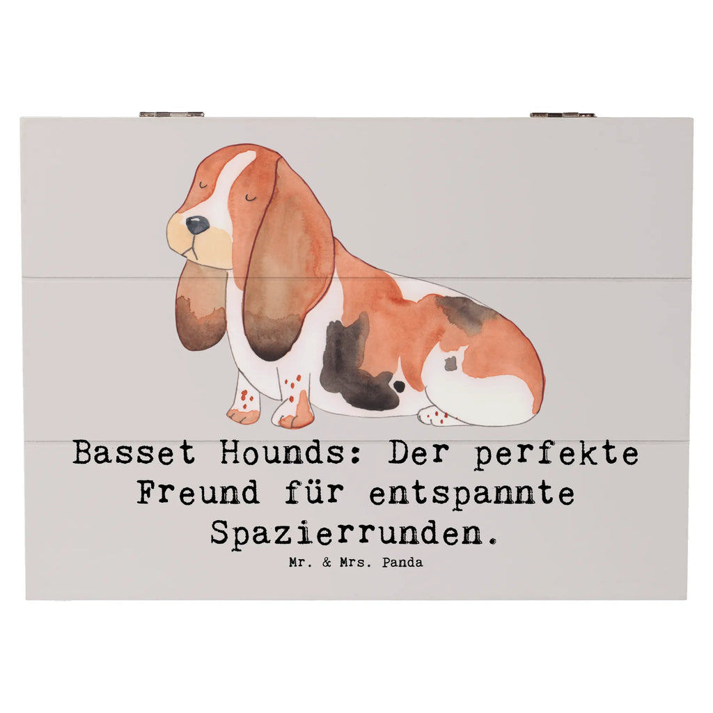 Holzkiste Basset Hound Freund Dekokiste, Erinnerungsbox, Schatulle, Aufbewahrungsbox, Truhe, XXL, Erinnerungskiste, Holzkiste, Schatzkiste, Kiste, Geschenkbox, Geschenkdose, Hund, Hunderasse, Rassehund, Hundebesitzer, Geschenk, Tierfreund, Schenken, Welpe