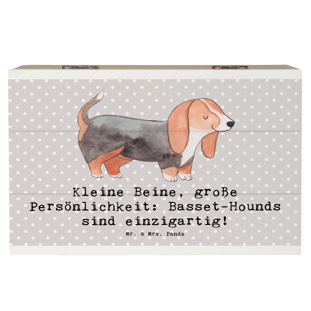 Holzkiste Basset Hound Persönlichkeit Schatulle, Kiste, Erinnerungskiste, Schatzkiste, Truhe, Dekokiste, Aufbewahrungsbox, Holzkiste, Geschenkbox, XXL, Erinnerungsbox, Geschenkdose, Hund, Hunderasse, Rassehund, Hundebesitzer, Geschenk, Tierfreund, Schenken, Welpe