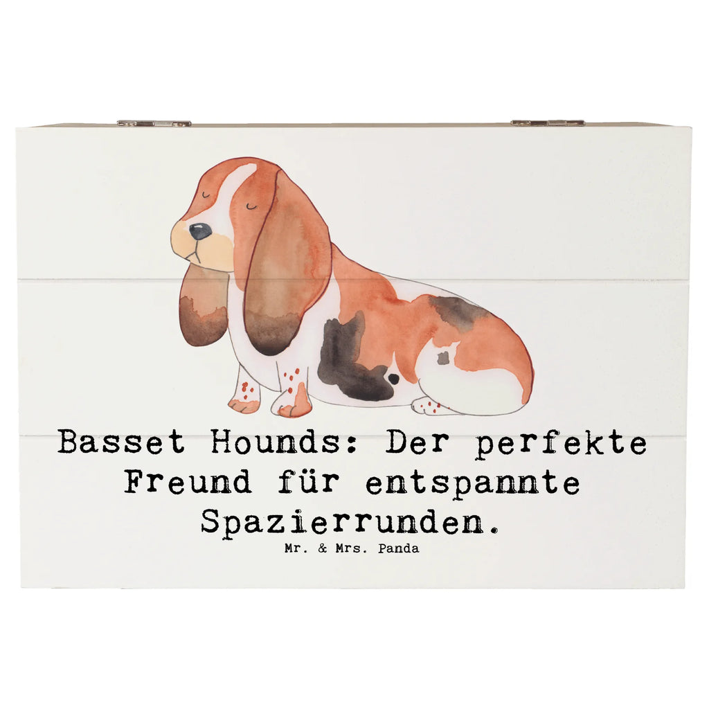 Holzkiste Basset Hound Freund Dekokiste, Erinnerungsbox, Schatulle, Aufbewahrungsbox, Truhe, XXL, Erinnerungskiste, Holzkiste, Schatzkiste, Kiste, Geschenkbox, Geschenkdose, Hund, Hunderasse, Rassehund, Hundebesitzer, Geschenk, Tierfreund, Schenken, Welpe