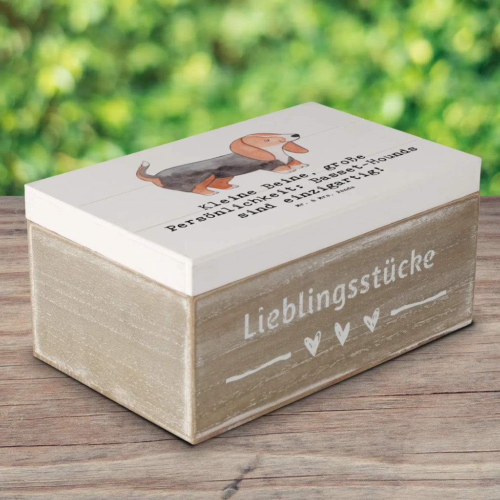 Holzkiste Basset Hound Persönlichkeit Schatulle, Kiste, Erinnerungskiste, Schatzkiste, Truhe, Dekokiste, Aufbewahrungsbox, Holzkiste, Geschenkbox, XXL, Erinnerungsbox, Geschenkdose, Hund, Hunderasse, Rassehund, Hundebesitzer, Geschenk, Tierfreund, Schenken, Welpe