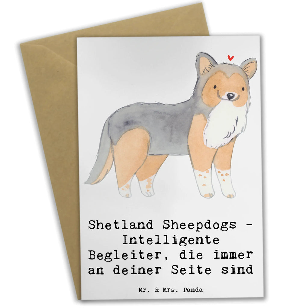Greetings card Shetland Sheepdogs - Intelligente Begleiter, die immer an deiner Seite sind Karte, Glückwunschkarte, Ansichtskarten, Einladungskarte, Klappkarte, Geburtstagskarte, Hochzeitskarte, Grußkarte, Hund, Hunderasse, Rassehund, Hundebesitzer, Geschenk, Tierfreund, Schenken, Welpe
