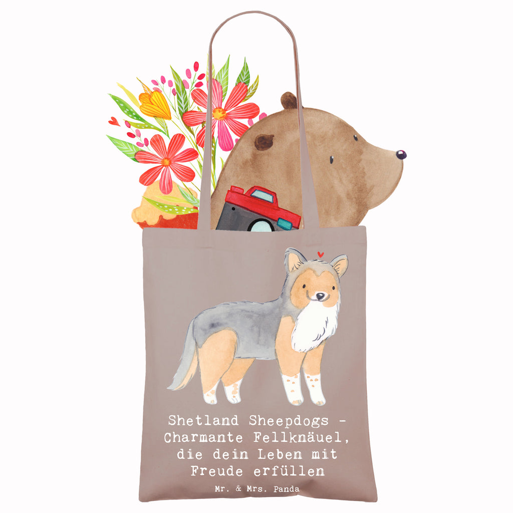 Tote bag Shetland Sheepdogs - Charmante Fellknäuel, die dein Leben mit Freude erfüllen Schultertasche, Laptoptasche, Jutetasche, Strandtasche, Stofftasche, Tragetasche, Tasche, Stoffbeutel, Jutebeutel, Beuteltasche, Badetasche, Umhängetasche, Shopper, Einkaufstüte, Beutel, Einkaufstasche, Hund, Hunderasse, Rassehund, Hundebesitzer, Geschenk, Tierfreund, Schenken, Welpe