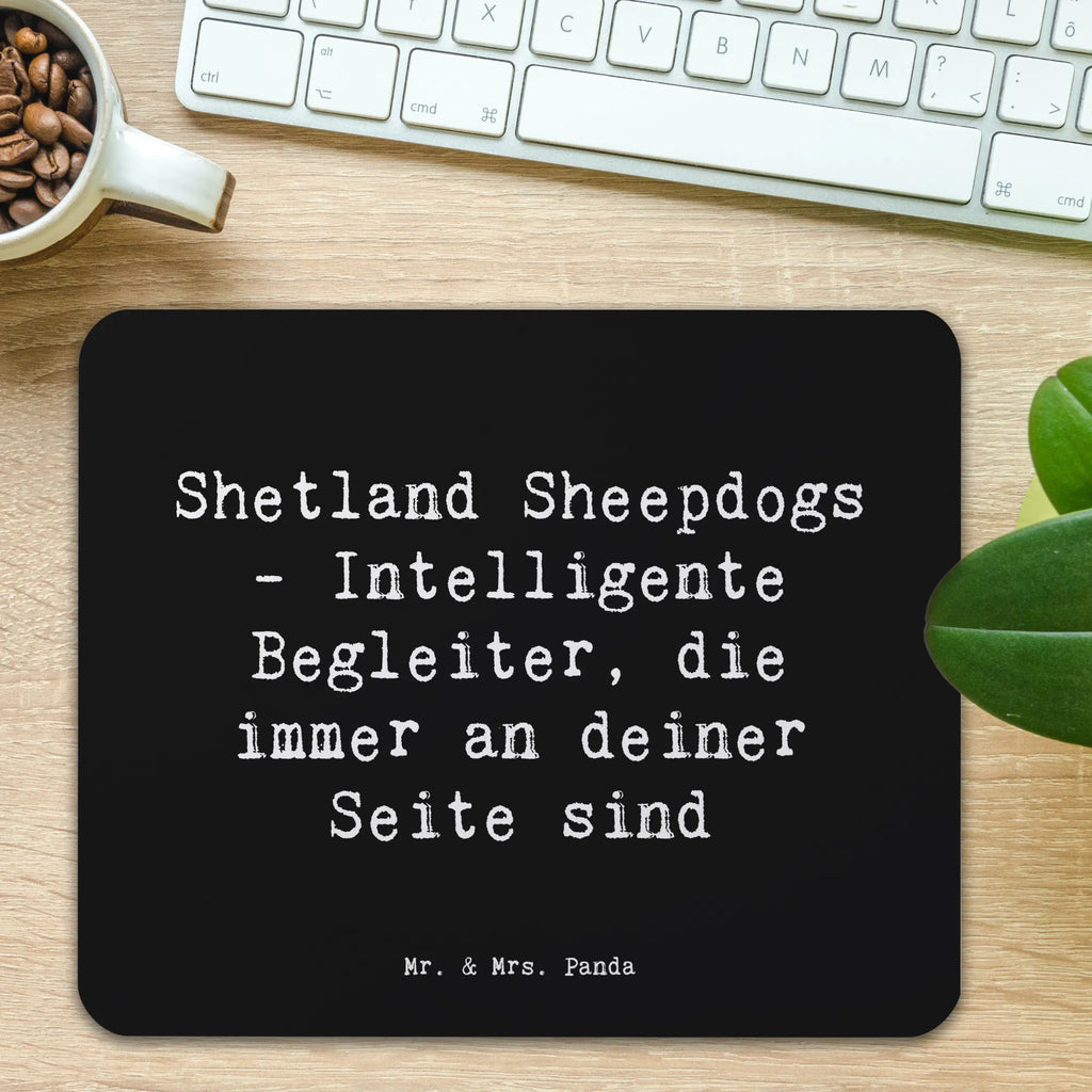 Mouse mat Saying Shetland Sheepdogs - Intelligente Begleiter, die immer an deiner Seite sind Einzigartiges Mauspad, Büroausstattung, PC Zubehör, Arbeitszimmer, Computer zubehör, Mausunterlage, Mauspad, Designer Mauspad, Mousepad, Mauspad Büro, Hund, Hunderasse, Rassehund, Hundebesitzer, Geschenk, Tierfreund, Schenken, Welpe