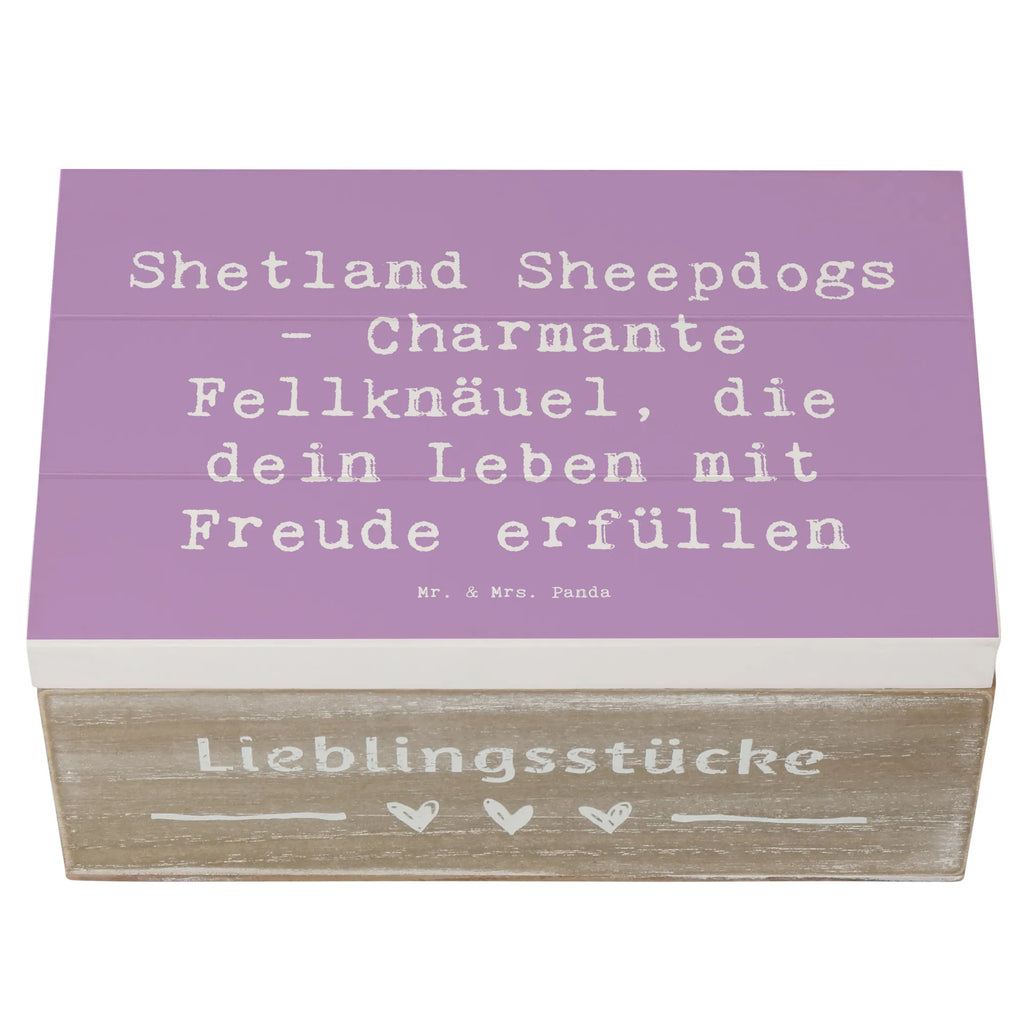Holzkiste Spruch Shetland Sheepdog Glücksbringer Erinnerungskiste, Erinnerungsbox, Holzkiste, Truhe, Schatzkiste, XXL, Geschenkdose, Dekokiste, Aufbewahrungsbox, Geschenkbox, Schatulle, Kiste, Hund, Hunderasse, Rassehund, Hundebesitzer, Geschenk, Tierfreund, Schenken, Welpe