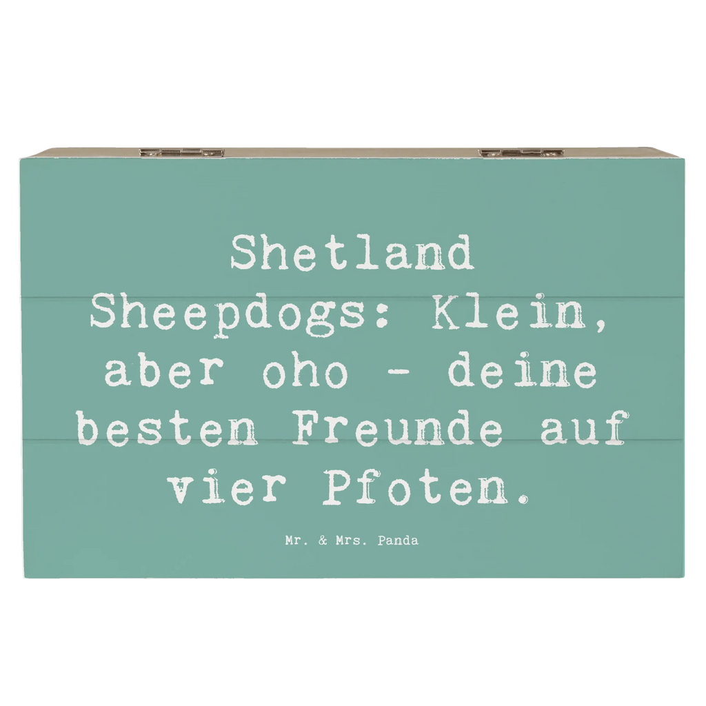 Holzkiste Spruch Shetland Sheepdog Freunde Geschenkdose, Truhe, XXL, Erinnerungsbox, Schatzkiste, Aufbewahrungsbox, Holzkiste, Schatulle, Erinnerungskiste, Dekokiste, Geschenkbox, Kiste, Hund, Hunderasse, Rassehund, Hundebesitzer, Geschenk, Tierfreund, Schenken, Welpe