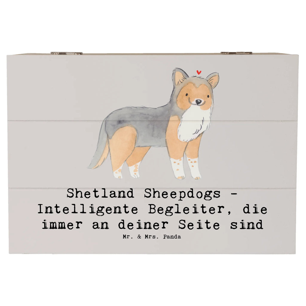 Holzkiste Shetland Sheepdog Freund Dekokiste, Schatulle, Geschenkdose, Truhe, Schatzkiste, Holzkiste, Geschenkbox, Aufbewahrungsbox, Erinnerungskiste, Erinnerungsbox, Kiste, XXL, Hund, Hunderasse, Rassehund, Hundebesitzer, Geschenk, Tierfreund, Schenken, Welpe
