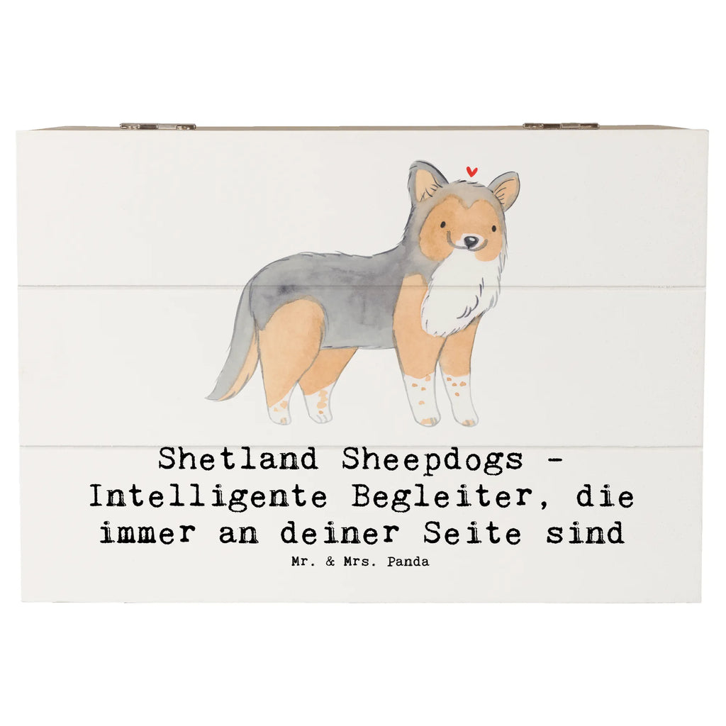 Holzkiste Shetland Sheepdog Freund Dekokiste, Schatulle, Geschenkdose, Truhe, Schatzkiste, Holzkiste, Geschenkbox, Aufbewahrungsbox, Erinnerungskiste, Erinnerungsbox, Kiste, XXL, Hund, Hunderasse, Rassehund, Hundebesitzer, Geschenk, Tierfreund, Schenken, Welpe