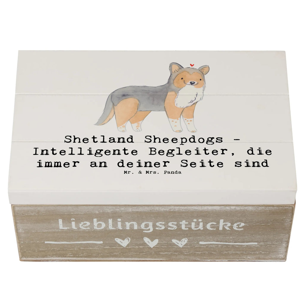 Holzkiste Shetland Sheepdog Freund Dekokiste, Schatulle, Geschenkdose, Truhe, Schatzkiste, Holzkiste, Geschenkbox, Aufbewahrungsbox, Erinnerungskiste, Erinnerungsbox, Kiste, XXL, Hund, Hunderasse, Rassehund, Hundebesitzer, Geschenk, Tierfreund, Schenken, Welpe