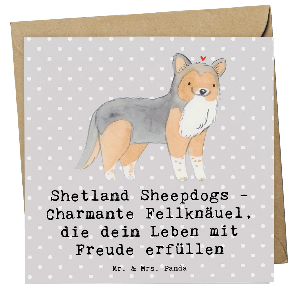Deluxe Card Shetland Sheepdogs - Charmante Fellknäuel, die dein Leben mit Freude erfüllen Grußkarte, Glückwunschkarte, Einladungskarte, Hochwertige Klappkarte, Klappkarte, Hochwertige Grußkarte, Karte, Hochzeitskarte, Geburtstagskarte, Hund, Hunderasse, Rassehund, Hundebesitzer, Geschenk, Tierfreund, Schenken, Welpe
