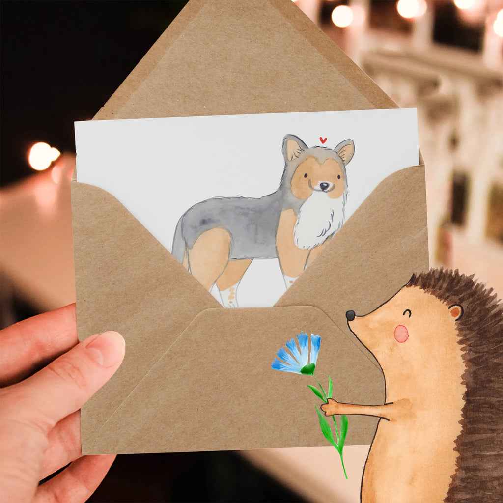 Deluxe Card Shetland Sheepdogs - Intelligente Begleiter, die immer an deiner Seite sind Karte, Einladungskarte, Geburtstagskarte, Glückwunschkarte, Klappkarte, Hochwertige Klappkarte, Hochzeitskarte, Hochwertige Grußkarte, Grußkarte, Hund, Hunderasse, Rassehund, Hundebesitzer, Geschenk, Tierfreund, Schenken, Welpe