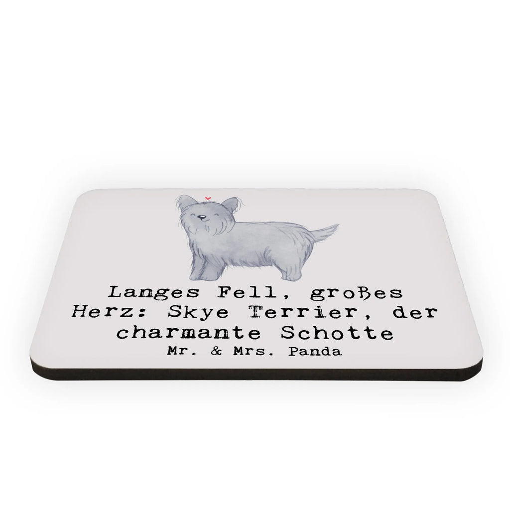 Magnet Langes Fell, großes Herz: Skye Terrier, der charmante Schotte Kühlschrankmagnet, Whiteboard Magnet, Souvenir Magnet, Notiz Magnet, Dekomagnet, Pinnwandmagnet, Motivmagnete, Kühlschrank Dekoration, Hund, Hunderasse, Rassehund, Hundebesitzer, Geschenk, Tierfreund, Schenken, Welpe