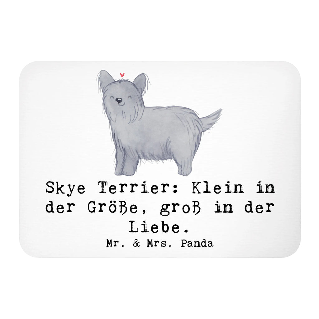 Magnet Skye Terrier: Klein in der Größe, groß in der Liebe. Notiz Magnet, Souvenir Magnet, Dekomagnet, Whiteboard Magnet, Pinnwandmagnet, Motivmagnete, Kühlschrankmagnet, Kühlschrank Dekoration, Hund, Hunderasse, Rassehund, Hundebesitzer, Geschenk, Tierfreund, Schenken, Welpe