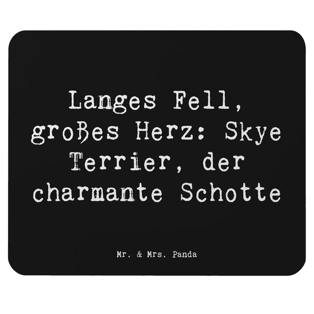 Mouse mat Saying Langes Fell, großes Herz: Skye Terrier, der charmante Schotte Mousepad, Mausunterlage, Arbeitszimmer, Computer zubehör, Einzigartiges Mauspad, Mauspad, Mauspad Büro, Designer Mauspad, Büroausstattung, PC Zubehör, Hund, Hunderasse, Rassehund, Hundebesitzer, Geschenk, Tierfreund, Schenken, Welpe