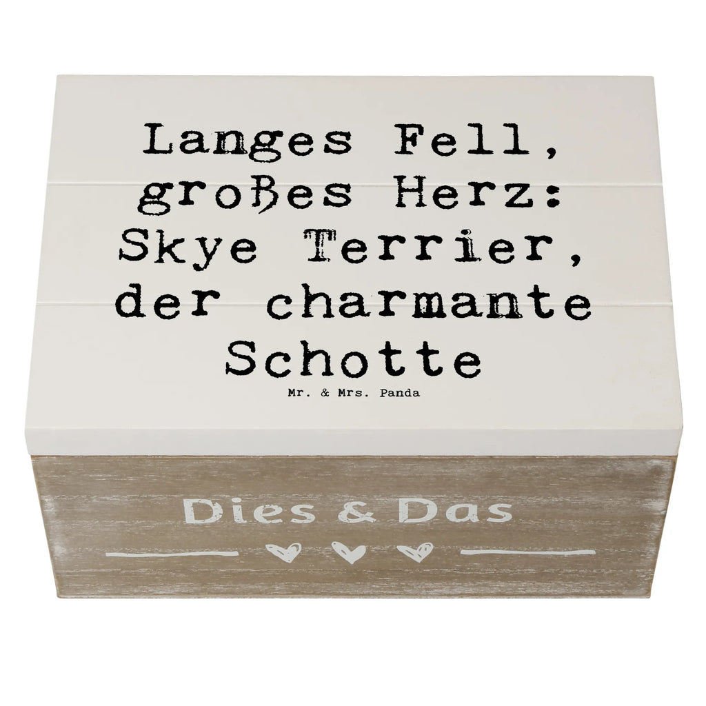 Holzkiste Spruch Skye Terrier Dekokiste, Geschenkdose, Geschenkbox, XXL, Erinnerungsbox, Schatulle, Kiste, Schatzkiste, Holzkiste, Truhe, Aufbewahrungsbox, Erinnerungskiste, Hund, Hunderasse, Rassehund, Hundebesitzer, Geschenk, Tierfreund, Schenken, Welpe