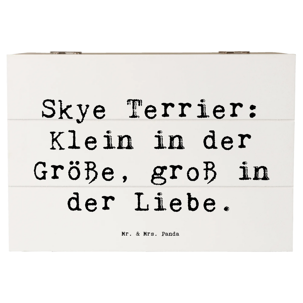 Holzkiste Spruch Skye Terrier Liebe XXL, Truhe, Holzkiste, Schatzkiste, Aufbewahrungsbox, Dekokiste, Erinnerungsbox, Kiste, Geschenkbox, Geschenkdose, Schatulle, Erinnerungskiste, Hund, Hunderasse, Rassehund, Hundebesitzer, Geschenk, Tierfreund, Schenken, Welpe