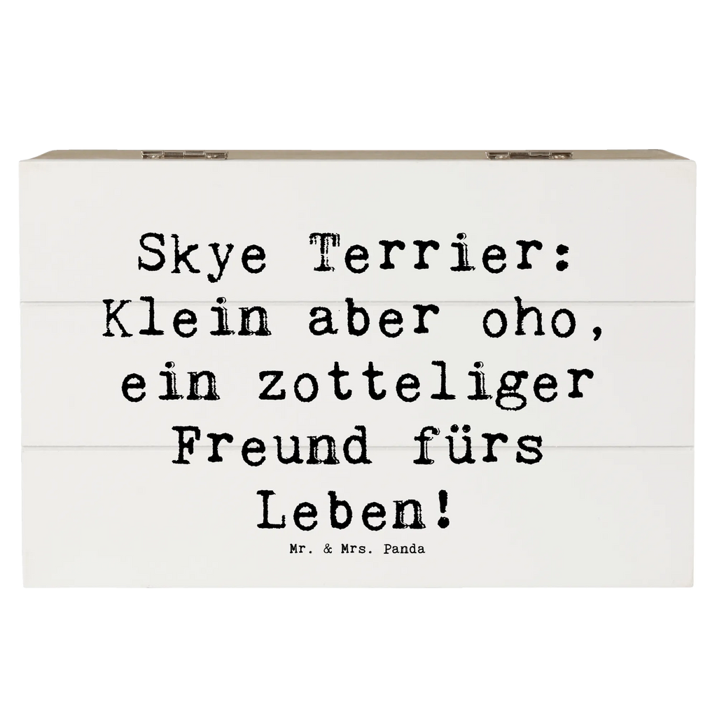 Holzkiste Spruch Skye Terrier Freund Erinnerungsbox, Erinnerungskiste, Truhe, Dekokiste, Schatulle, Geschenkbox, Aufbewahrungsbox, XXL, Schatzkiste, Holzkiste, Geschenkdose, Kiste, Hund, Hunderasse, Rassehund, Hundebesitzer, Geschenk, Tierfreund, Schenken, Welpe