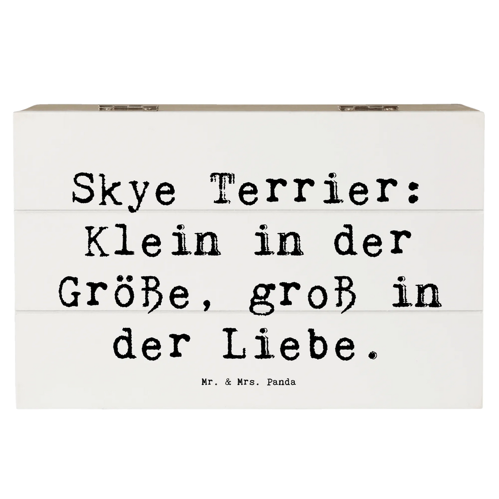 Holzkiste Spruch Skye Terrier Liebe XXL, Truhe, Holzkiste, Schatzkiste, Aufbewahrungsbox, Dekokiste, Erinnerungsbox, Kiste, Geschenkbox, Geschenkdose, Schatulle, Erinnerungskiste, Hund, Hunderasse, Rassehund, Hundebesitzer, Geschenk, Tierfreund, Schenken, Welpe