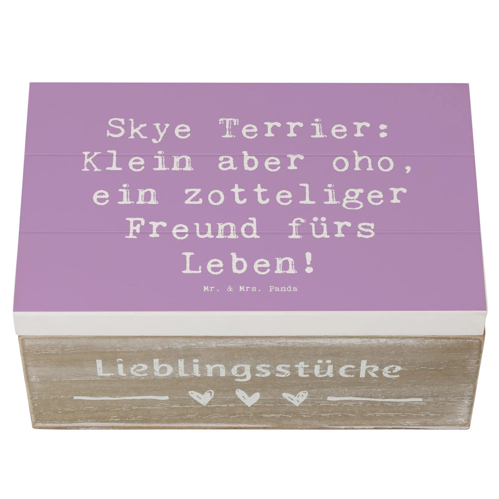 Holzkiste Spruch Skye Terrier Freund Erinnerungsbox, Erinnerungskiste, Truhe, Dekokiste, Schatulle, Geschenkbox, Aufbewahrungsbox, XXL, Schatzkiste, Holzkiste, Geschenkdose, Kiste, Hund, Hunderasse, Rassehund, Hundebesitzer, Geschenk, Tierfreund, Schenken, Welpe