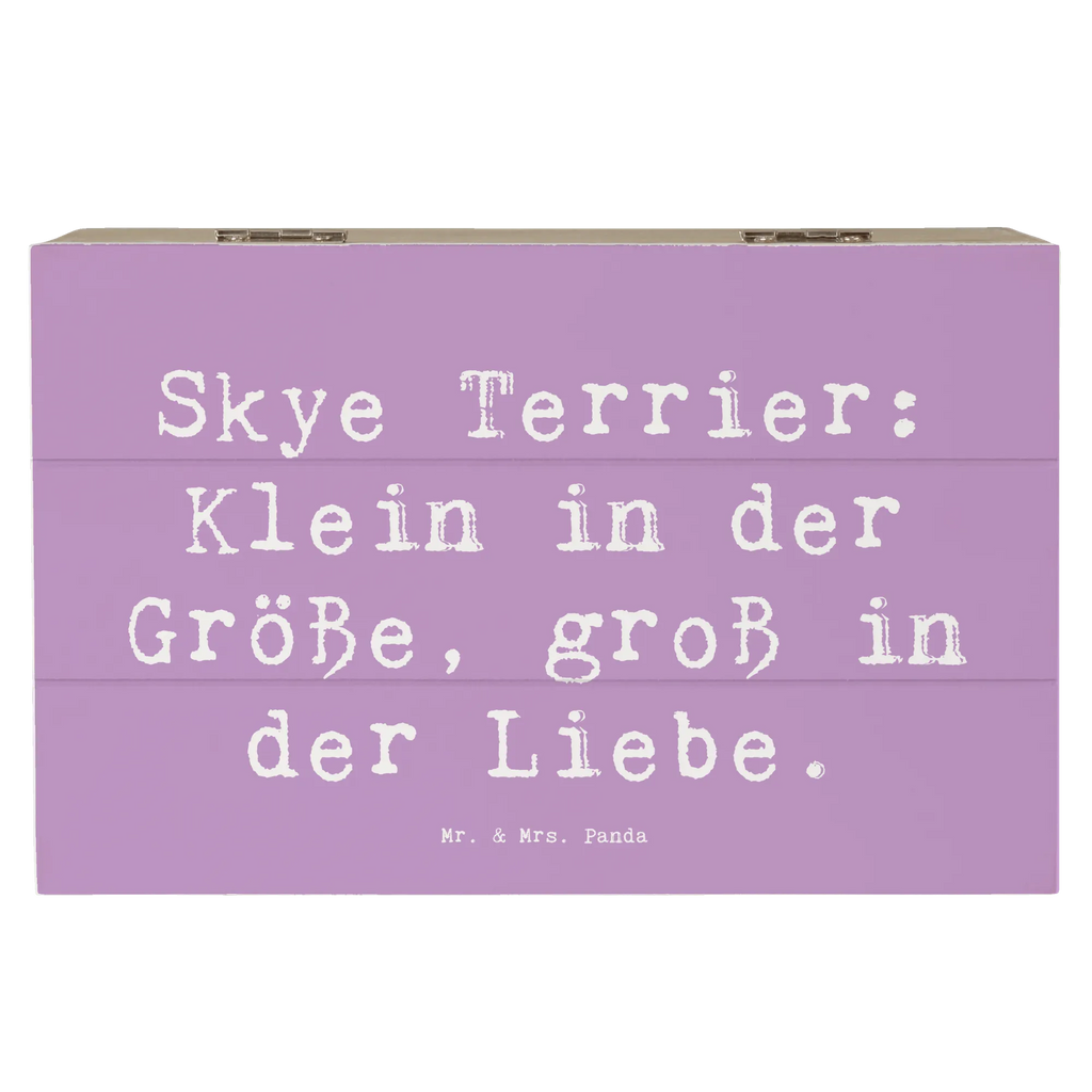 Holzkiste Spruch Skye Terrier Liebe XXL, Truhe, Holzkiste, Schatzkiste, Aufbewahrungsbox, Dekokiste, Erinnerungsbox, Kiste, Geschenkbox, Geschenkdose, Schatulle, Erinnerungskiste, Hund, Hunderasse, Rassehund, Hundebesitzer, Geschenk, Tierfreund, Schenken, Welpe