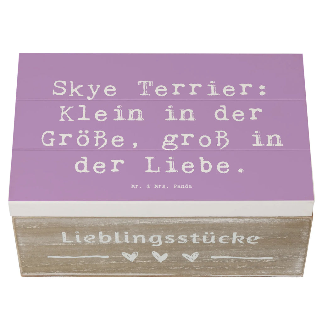 Holzkiste Spruch Skye Terrier Liebe XXL, Truhe, Holzkiste, Schatzkiste, Aufbewahrungsbox, Dekokiste, Erinnerungsbox, Kiste, Geschenkbox, Geschenkdose, Schatulle, Erinnerungskiste, Hund, Hunderasse, Rassehund, Hundebesitzer, Geschenk, Tierfreund, Schenken, Welpe