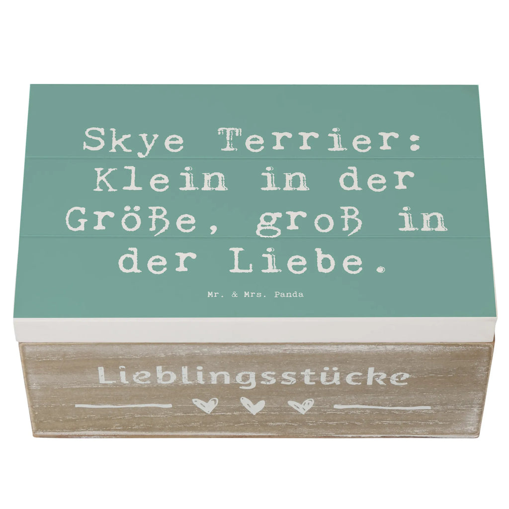 Holzkiste Spruch Skye Terrier Liebe XXL, Truhe, Holzkiste, Schatzkiste, Aufbewahrungsbox, Dekokiste, Erinnerungsbox, Kiste, Geschenkbox, Geschenkdose, Schatulle, Erinnerungskiste, Hund, Hunderasse, Rassehund, Hundebesitzer, Geschenk, Tierfreund, Schenken, Welpe