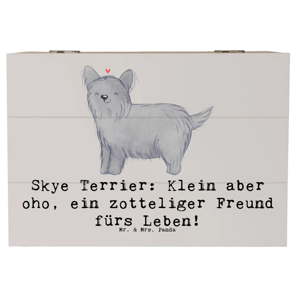 Holzkiste Skye Terrier Freund XXL, Schatzkiste, Geschenkdose, Aufbewahrungsbox, Dekokiste, Kiste, Truhe, Erinnerungsbox, Schatulle, Geschenkbox, Holzkiste, Erinnerungskiste, Hund, Hunderasse, Rassehund, Hundebesitzer, Geschenk, Tierfreund, Schenken, Welpe