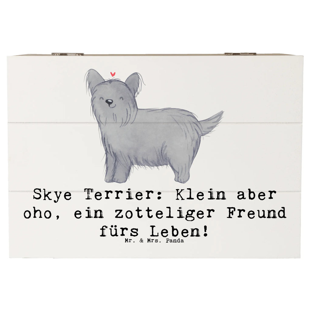 Holzkiste Skye Terrier Freund XXL, Schatzkiste, Geschenkdose, Aufbewahrungsbox, Dekokiste, Kiste, Truhe, Erinnerungsbox, Schatulle, Geschenkbox, Holzkiste, Erinnerungskiste, Hund, Hunderasse, Rassehund, Hundebesitzer, Geschenk, Tierfreund, Schenken, Welpe