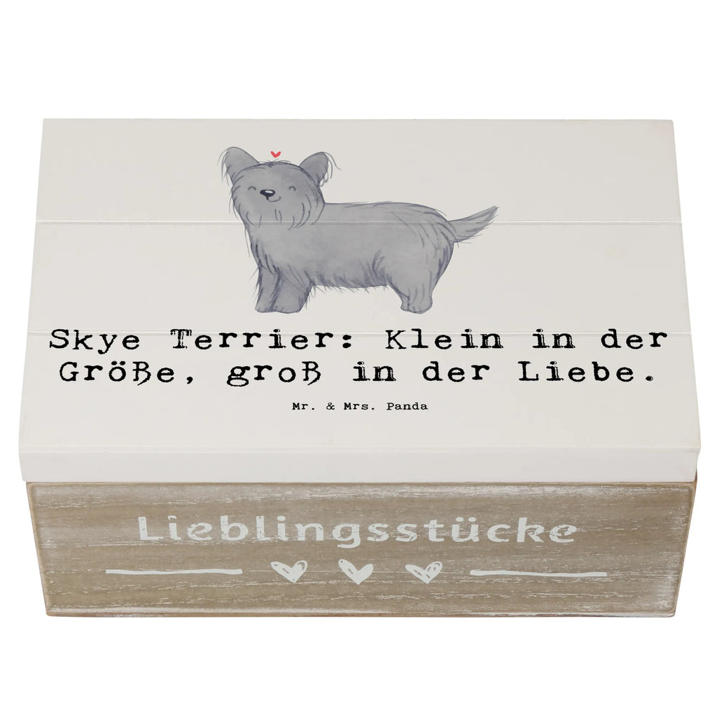 Holzkiste Skye Terrier Liebe XXL, Geschenkbox, Aufbewahrungsbox, Holzkiste, Dekokiste, Schatulle, Schatzkiste, Geschenkdose, Erinnerungsbox, Erinnerungskiste, Truhe, Kiste, Hund, Hunderasse, Rassehund, Hundebesitzer, Geschenk, Tierfreund, Schenken, Welpe