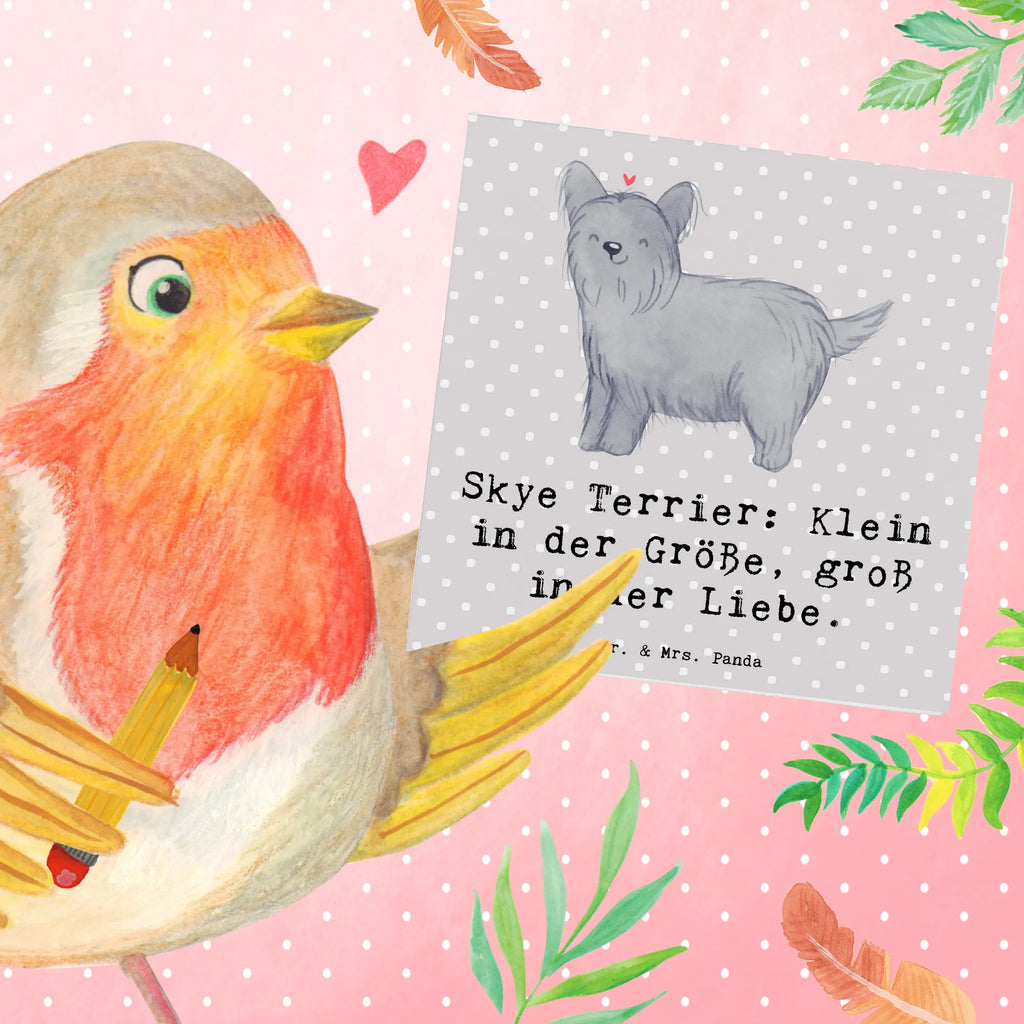 Deluxe Karte Skye Terrier Liebe Einladungskarte, Hochwertige Grußkarte, Glückwunschkarte, Geburtstagskarte, Karte, Grußkarte, Klappkarte, Hochzeitskarte, Hochwertige Klappkarte, Hund, Hunderasse, Rassehund, Hundebesitzer, Geschenk, Tierfreund, Schenken, Welpe