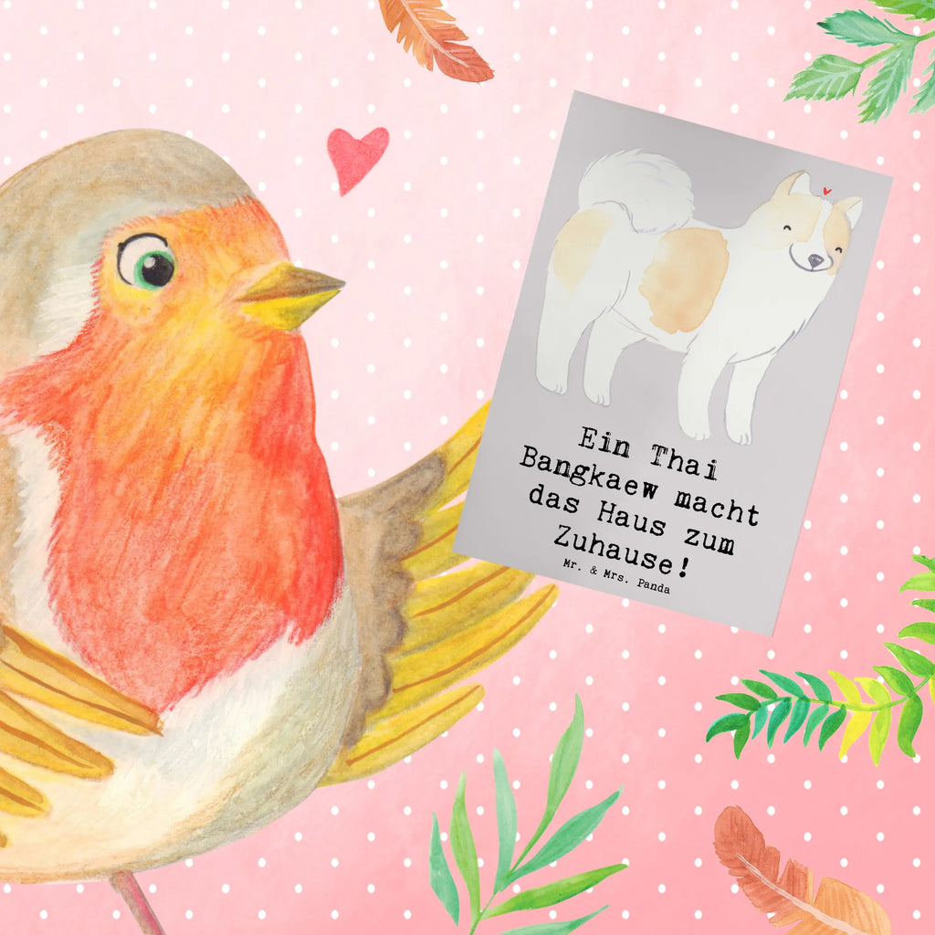 Greetings card Ein Thai Bangkaew macht das Haus zum Zuhause! Einladungskarte, Glückwunschkarte, Karte, Hochzeitskarte, Ansichtskarten, Grußkarte, Klappkarte, Geburtstagskarte, Hund, Hunderasse, Rassehund, Hundebesitzer, Geschenk, Tierfreund, Schenken, Welpe
