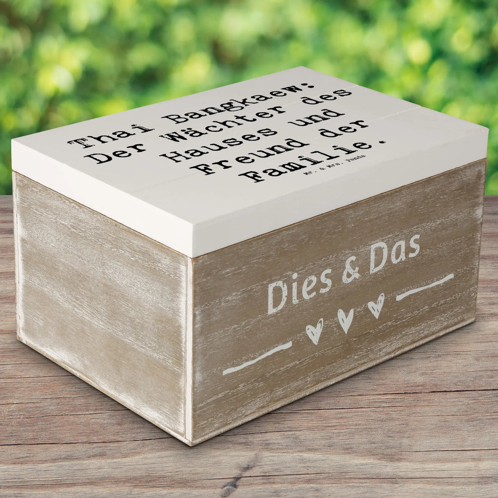 Holzkiste Spruch Thai Bangkaew Wächter Holzkiste, Aufbewahrungsbox, Geschenkbox, XXL, Erinnerungsbox, Schatzkiste, Truhe, Dekokiste, Schatulle, Kiste, Geschenkdose, Erinnerungskiste, Hund, Hunderasse, Rassehund, Hundebesitzer, Geschenk, Tierfreund, Schenken, Welpe
