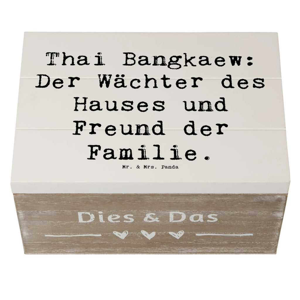 Holzkiste Spruch Thai Bangkaew Wächter Holzkiste, Aufbewahrungsbox, Geschenkbox, XXL, Erinnerungsbox, Schatzkiste, Truhe, Dekokiste, Schatulle, Kiste, Geschenkdose, Erinnerungskiste, Hund, Hunderasse, Rassehund, Hundebesitzer, Geschenk, Tierfreund, Schenken, Welpe