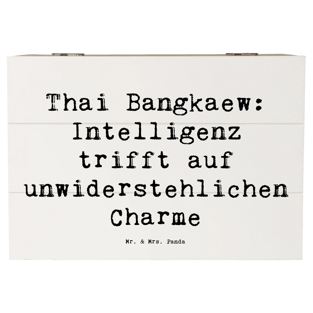 Holzkiste Spruch Thai Bangkaew Charme Kiste, Aufbewahrungsbox, Schatulle, Truhe, Erinnerungskiste, XXL, Geschenkdose, Holzkiste, Erinnerungsbox, Dekokiste, Geschenkbox, Schatzkiste, Hund, Hunderasse, Rassehund, Hundebesitzer, Geschenk, Tierfreund, Schenken, Welpe