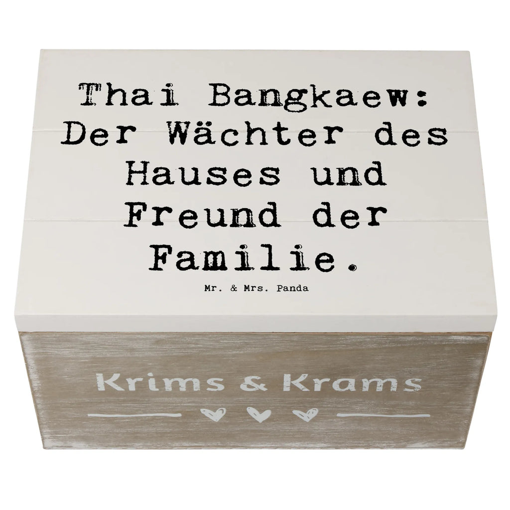 Holzkiste Spruch Thai Bangkaew Wächter Holzkiste, Aufbewahrungsbox, Geschenkbox, XXL, Erinnerungsbox, Schatzkiste, Truhe, Dekokiste, Schatulle, Kiste, Geschenkdose, Erinnerungskiste, Hund, Hunderasse, Rassehund, Hundebesitzer, Geschenk, Tierfreund, Schenken, Welpe