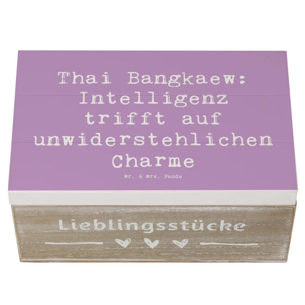 Holzkiste Spruch Thai Bangkaew Charme Kiste, Aufbewahrungsbox, Schatulle, Truhe, Erinnerungskiste, XXL, Geschenkdose, Holzkiste, Erinnerungsbox, Dekokiste, Geschenkbox, Schatzkiste, Hund, Hunderasse, Rassehund, Hundebesitzer, Geschenk, Tierfreund, Schenken, Welpe