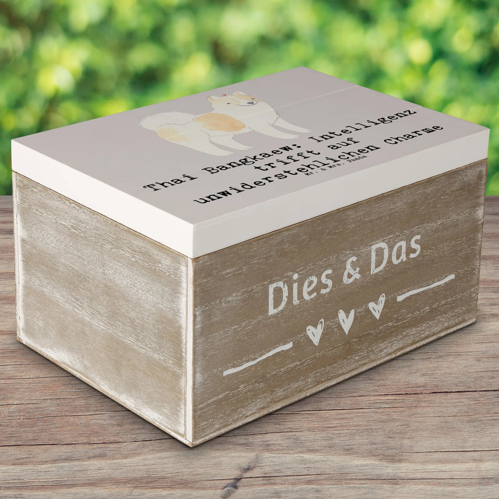 Wooden chest Thai Bangkaew: Intelligenz trifft auf unwiderstehlichen Charme Schatulle, Dekokiste, Geschenkdose, Erinnerungskiste, Geschenkbox, Kiste, Truhe, Schatzkiste, Aufbewahrungsbox, Erinnerungsbox, Holzkiste, XXL, Hund, Hunderasse, Rassehund, Hundebesitzer, Geschenk, Tierfreund, Schenken, Welpe