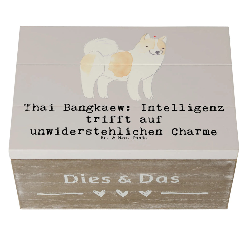 Wooden chest Thai Bangkaew: Intelligenz trifft auf unwiderstehlichen Charme Schatulle, Dekokiste, Geschenkdose, Erinnerungskiste, Geschenkbox, Kiste, Truhe, Schatzkiste, Aufbewahrungsbox, Erinnerungsbox, Holzkiste, XXL, Hund, Hunderasse, Rassehund, Hundebesitzer, Geschenk, Tierfreund, Schenken, Welpe