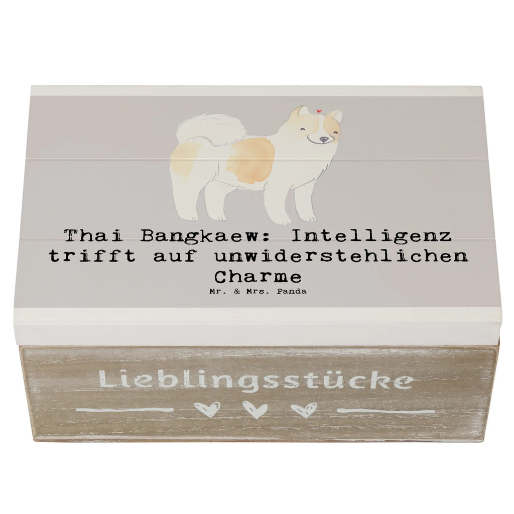 Wooden chest Thai Bangkaew: Intelligenz trifft auf unwiderstehlichen Charme Schatulle, Dekokiste, Geschenkdose, Erinnerungskiste, Geschenkbox, Kiste, Truhe, Schatzkiste, Aufbewahrungsbox, Erinnerungsbox, Holzkiste, XXL, Hund, Hunderasse, Rassehund, Hundebesitzer, Geschenk, Tierfreund, Schenken, Welpe