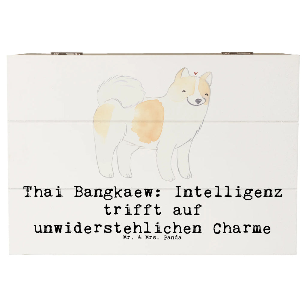 Wooden chest Thai Bangkaew: Intelligenz trifft auf unwiderstehlichen Charme Schatulle, Dekokiste, Geschenkdose, Erinnerungskiste, Geschenkbox, Kiste, Truhe, Schatzkiste, Aufbewahrungsbox, Erinnerungsbox, Holzkiste, XXL, Hund, Hunderasse, Rassehund, Hundebesitzer, Geschenk, Tierfreund, Schenken, Welpe