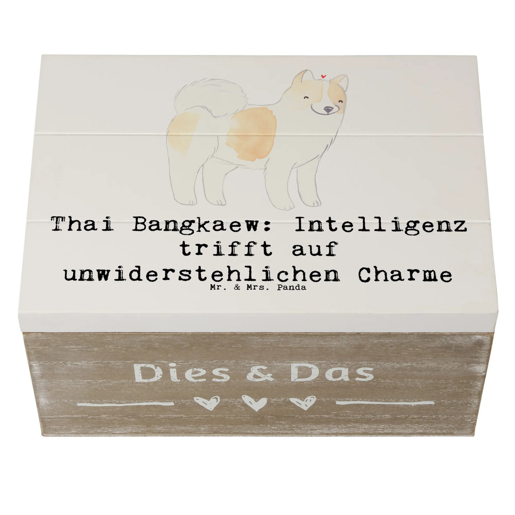 Wooden chest Thai Bangkaew: Intelligenz trifft auf unwiderstehlichen Charme Schatulle, Dekokiste, Geschenkdose, Erinnerungskiste, Geschenkbox, Kiste, Truhe, Schatzkiste, Aufbewahrungsbox, Erinnerungsbox, Holzkiste, XXL, Hund, Hunderasse, Rassehund, Hundebesitzer, Geschenk, Tierfreund, Schenken, Welpe