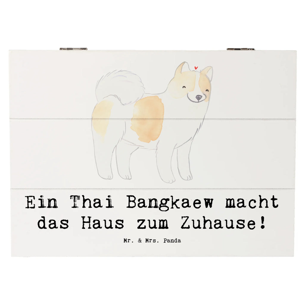 Holzkiste Thai Bangkaew Zuhause Schatzkiste, XXL, Holzkiste, Kiste, Truhe, Erinnerungsbox, Geschenkbox, Erinnerungskiste, Schatulle, Aufbewahrungsbox, Dekokiste, Geschenkdose, Hund, Hunderasse, Rassehund, Hundebesitzer, Geschenk, Tierfreund, Schenken, Welpe