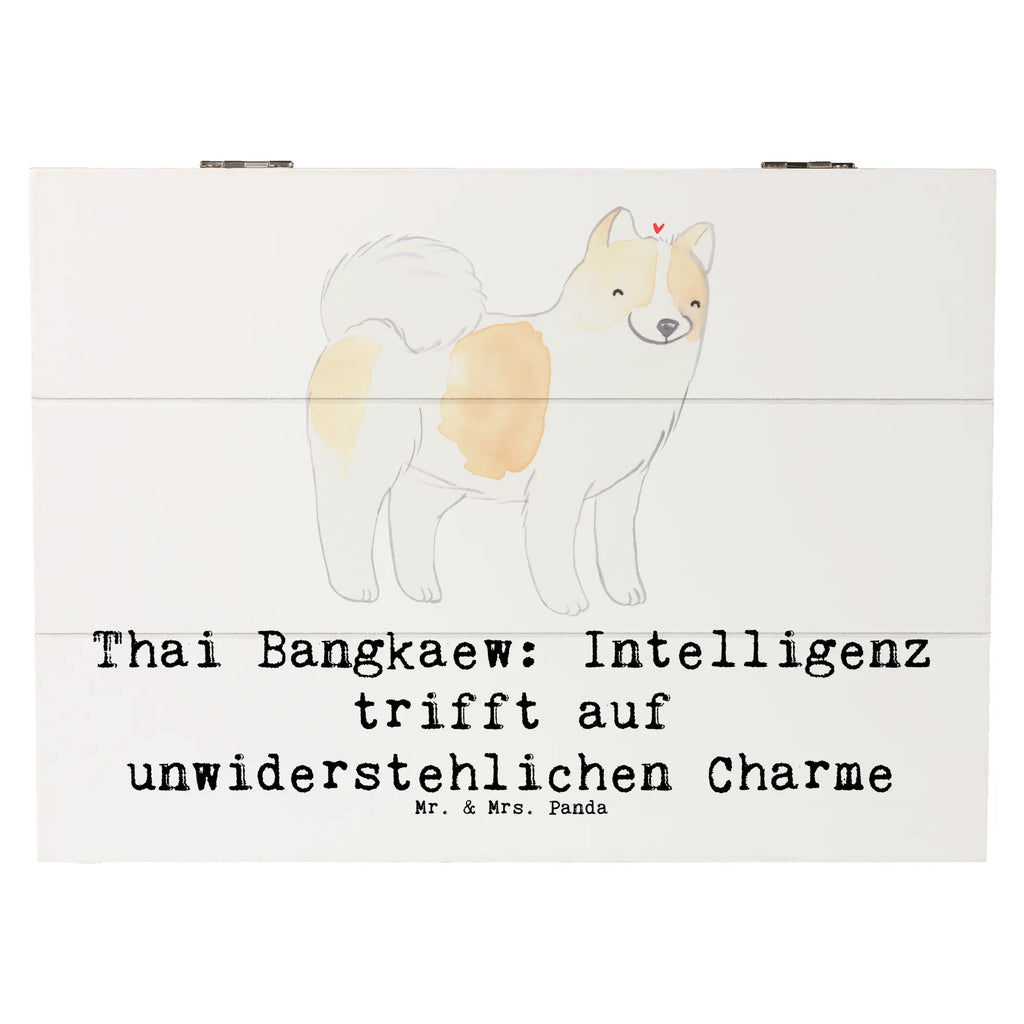 Wooden chest Thai Bangkaew: Intelligenz trifft auf unwiderstehlichen Charme Schatulle, Dekokiste, Geschenkdose, Erinnerungskiste, Geschenkbox, Kiste, Truhe, Schatzkiste, Aufbewahrungsbox, Erinnerungsbox, Holzkiste, XXL, Hund, Hunderasse, Rassehund, Hundebesitzer, Geschenk, Tierfreund, Schenken, Welpe