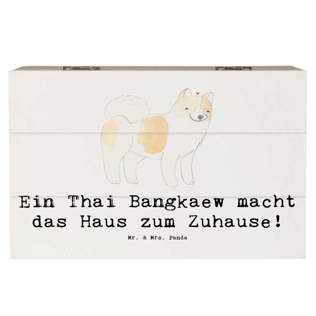 Holzkiste Thai Bangkaew Zuhause Schatzkiste, XXL, Holzkiste, Kiste, Truhe, Erinnerungsbox, Geschenkbox, Erinnerungskiste, Schatulle, Aufbewahrungsbox, Dekokiste, Geschenkdose, Hund, Hunderasse, Rassehund, Hundebesitzer, Geschenk, Tierfreund, Schenken, Welpe