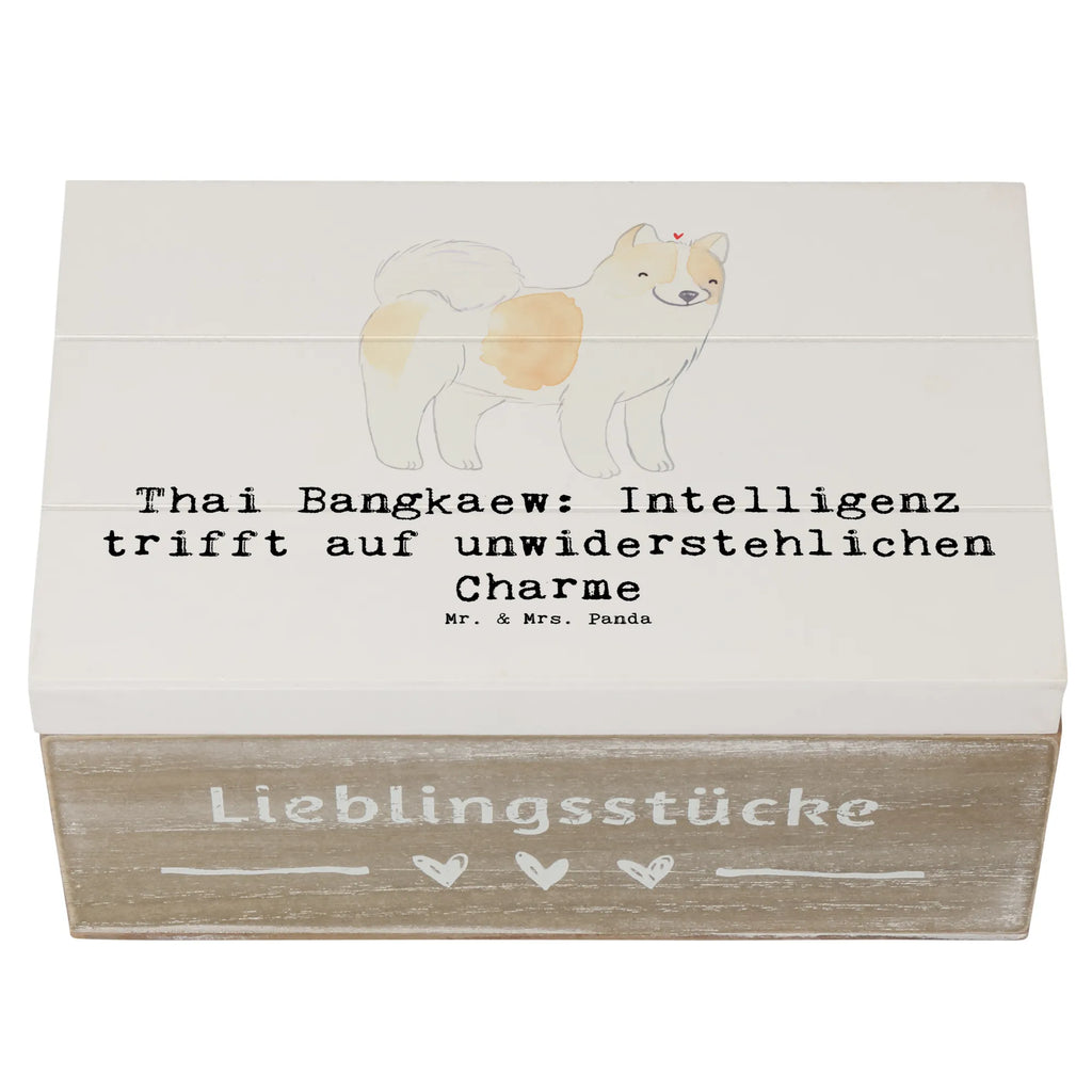Wooden chest Thai Bangkaew: Intelligenz trifft auf unwiderstehlichen Charme Schatulle, Dekokiste, Geschenkdose, Erinnerungskiste, Geschenkbox, Kiste, Truhe, Schatzkiste, Aufbewahrungsbox, Erinnerungsbox, Holzkiste, XXL, Hund, Hunderasse, Rassehund, Hundebesitzer, Geschenk, Tierfreund, Schenken, Welpe